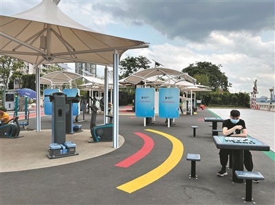 到海珠区首个'户外智能健身房'打卡去 智慧健身，畅享科技与运动新体验