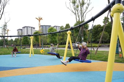 峨眉新添健身公园，市民休闲锻炼新去处全面升级